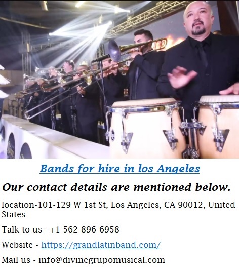 Bands for hire in los Angeles