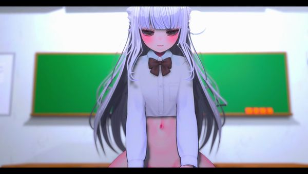 教え子に学校では生徒以下のザコオスだとわからせられる!女の子様には逆らえない変態マゾ教師とわかるまで耳元で教育される3Dアニメ
