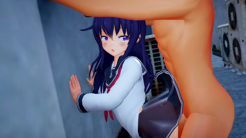 電と路地裏で.