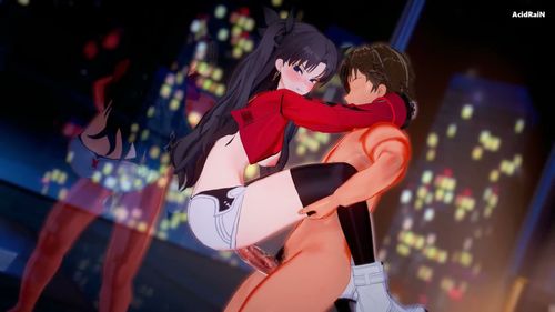 Rin Tohsaka x Mob video (HSR x Fate) 遠坂 凛 NTR