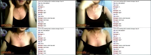 Omegle Girl Teasing And Quit