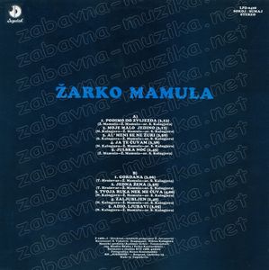 Zarko Mamula 1988 - Podjimo Do Zvijezda 82799044_BACK