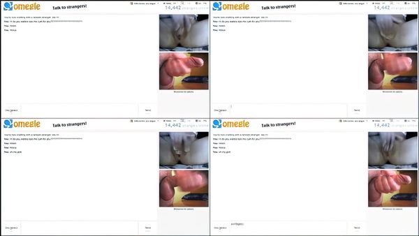Chatroulette Omegle She Is So Wet She Like My Cock And Want Cum