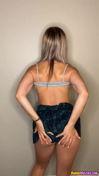 Tiana – Perfect Bodied Teen Strips On Instagram