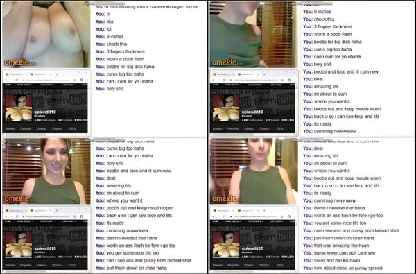 Omegle Crazy Girl Flashing Big Tits With Friends