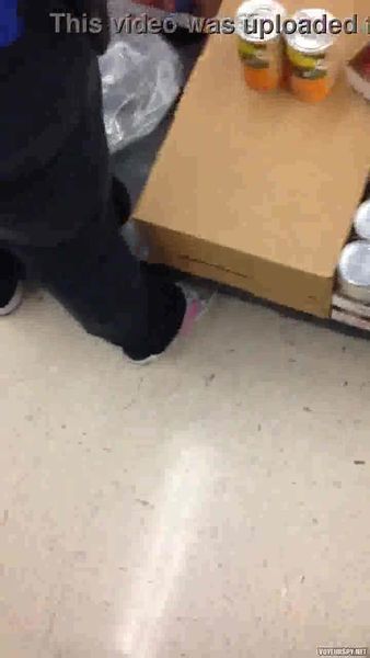 Dick Grope At Walmart